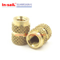 Inmold-Tek Round Head Brass Knurls Insert Nuts